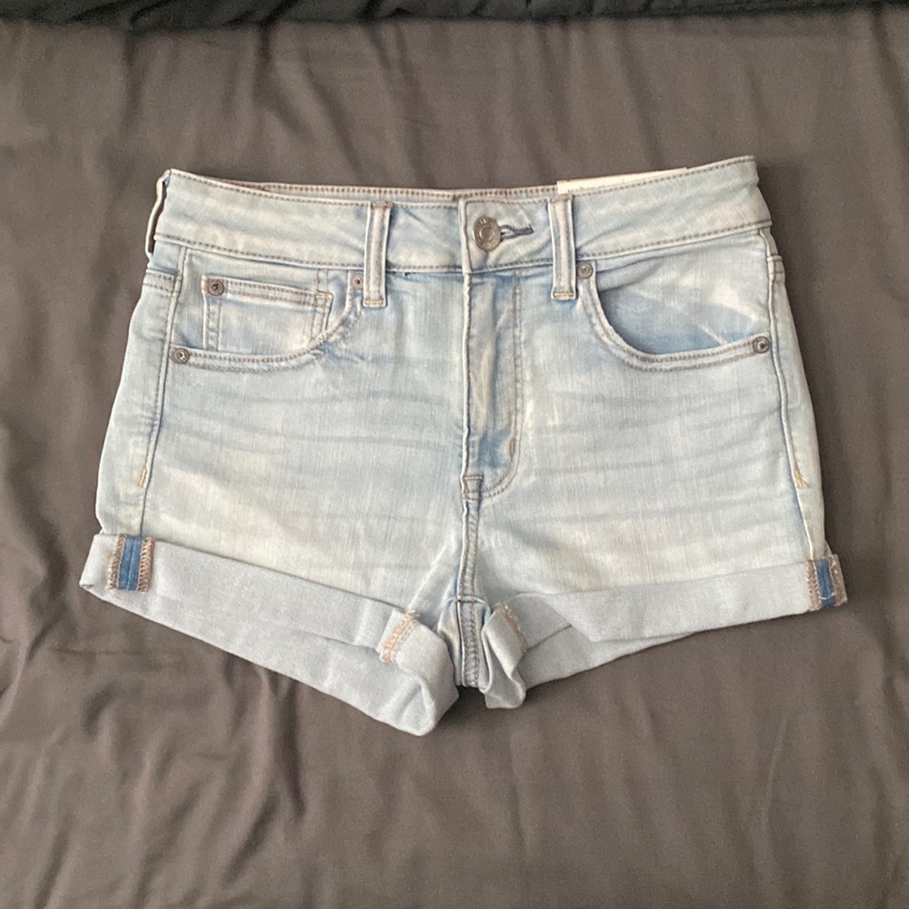 American Eagle Hi Rise Shortie Shorts